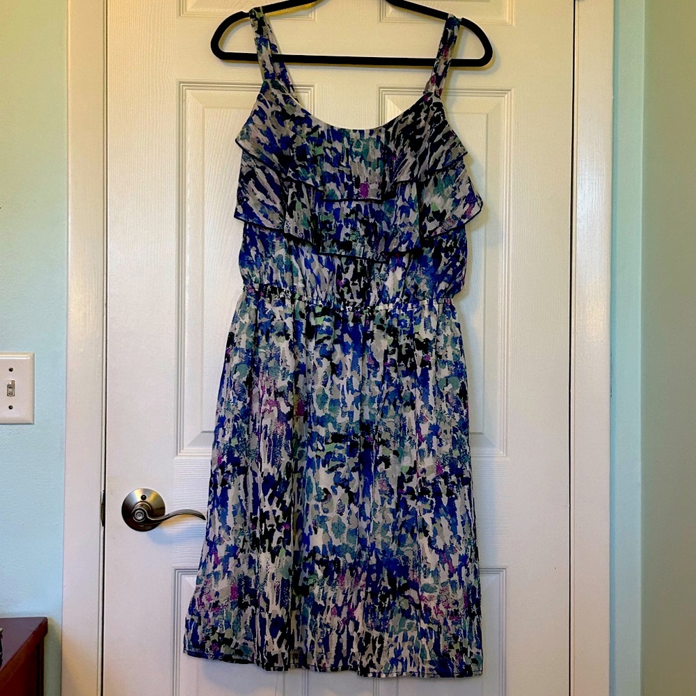 Light ruffle dress by faded glory